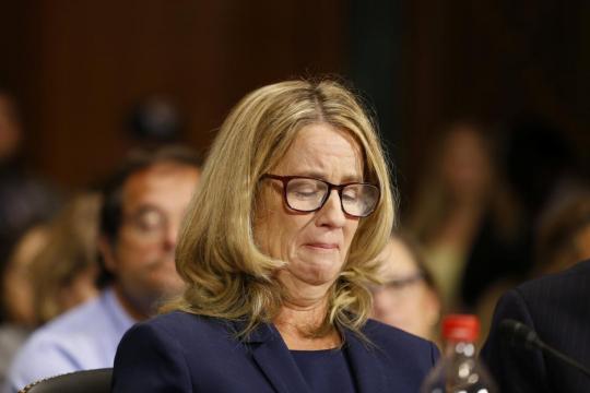 At U.S. hearing, Kavanaugh accuser '100 percent' certain he assaulted her