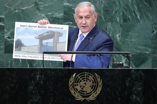 Na ONU, Netanyahu acusa Irã de manter armazém nuclear em Teerã