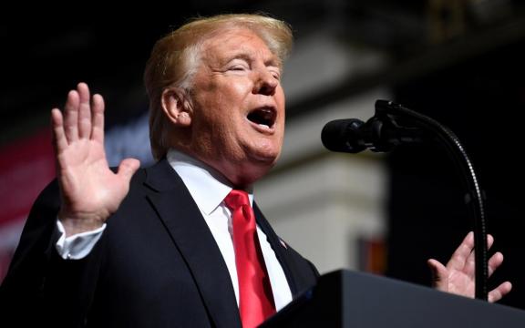 Trump uses Kavanaugh delay as rallying cry for midterm elections