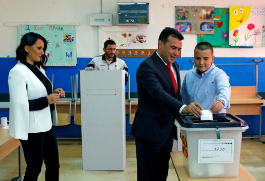 Macedonians vote in referendum on whether to change country's name
