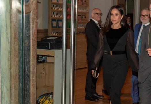 Pleats and sparkles at Meghan Markle favourite Givenchy in Paris