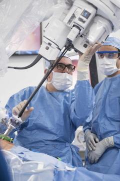 Cleveland Clinic first in the US to perform prostate surgery using single port SP robot