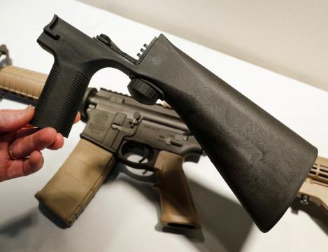 Trump says close to finalizing effective ban on gun bump stocks