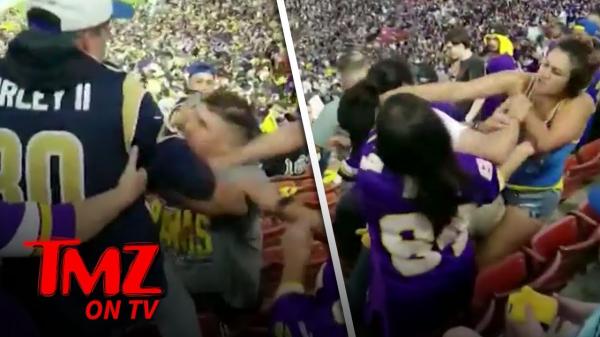 NFL Fans Fight In Stands!