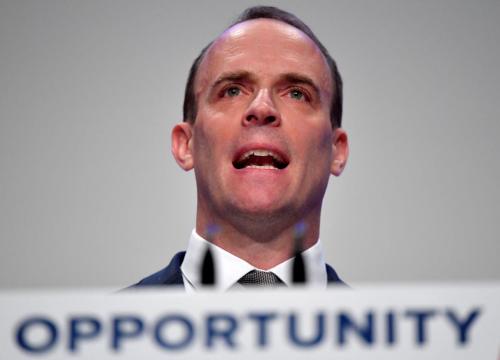 UK Brexit minister Raab favours technical solution to Northern Ireland border