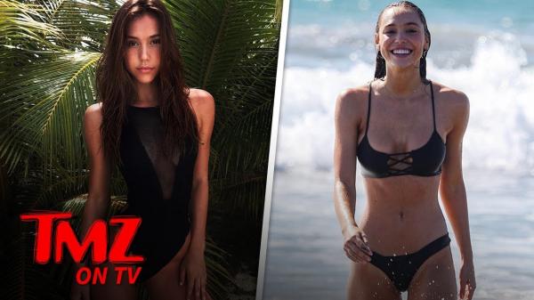 Alexis Ren Tangos with a Thong In Sexy Beach Bikini Sesh | TMZ TV