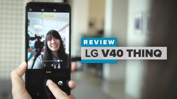 LG V40 ThinQ review 5 cameras, a big screen and a headphone jack