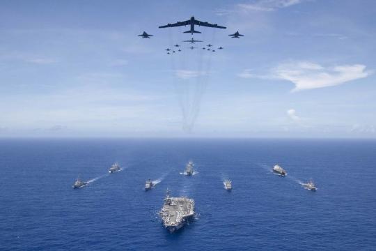 美海军计划全球范围军演 穿越台海示威中共