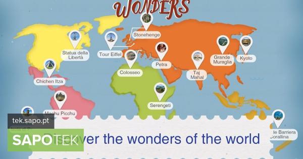 Wonders: uma app para descobrir maravilhas escondidas em todo o mundo