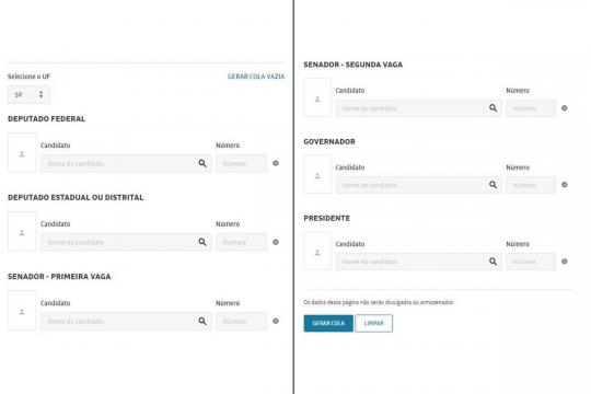 Saiba qual a ordem de votação nas eleições 2018