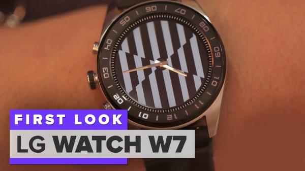 LG Watch W7 first look Its a crazy mechanicalsmartwatch blend