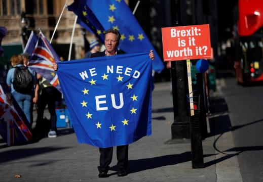 Britain sees Brexit progress, again calls on EU to 'meet us halfway'