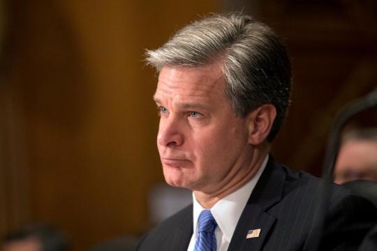 FBI chief says threats from drones to U.S. 'steadily escalating'