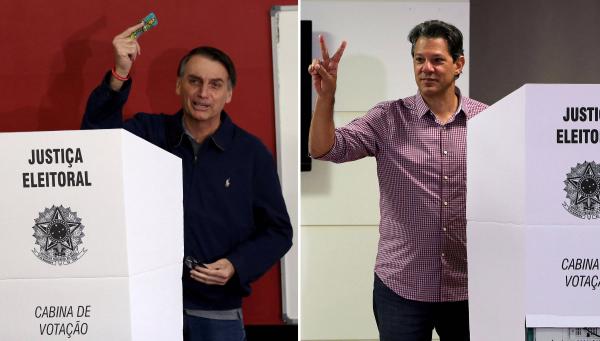 Datafolha mostra Bolsonaro com 58% e Haddad, 42%, na largada do 2º turno