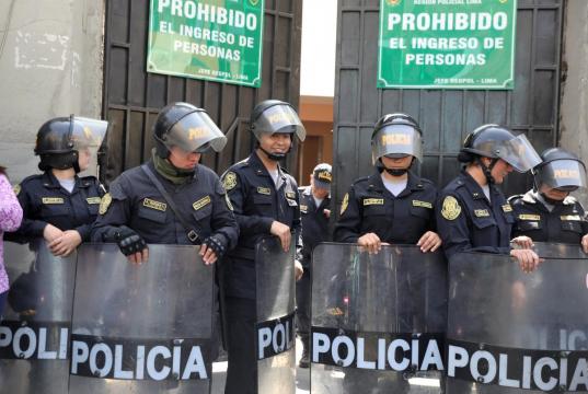 Peru opposition leader detained, cries 'political persecution'
