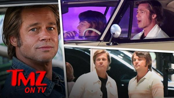 Brad Pitt & Leonardo DiCaprio Rock 60s Looks! | TMZ TV