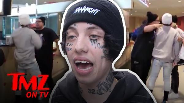 Lil Xan Goes CRAZY At Mall Employee | TMZ