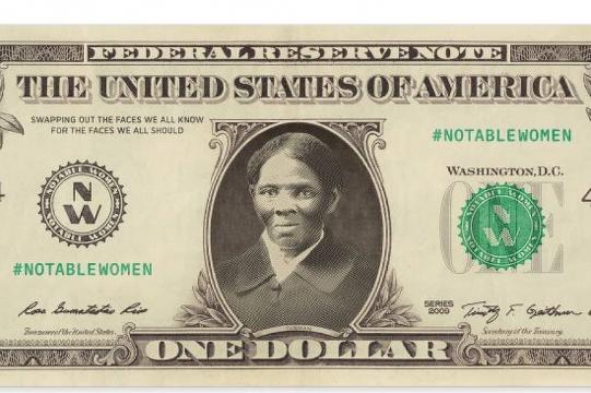 Aplicativo permite colocar mulheres nas notas de dólar