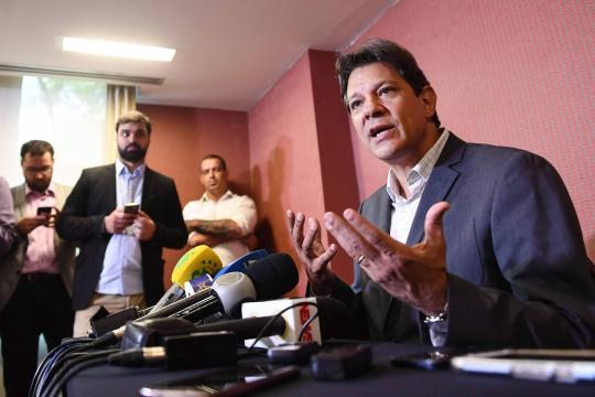 Haddad diz que muda a Previdência para servidores públicos em 2019