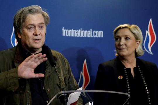 France's far-right says ready to work with former Trump aide Bannon