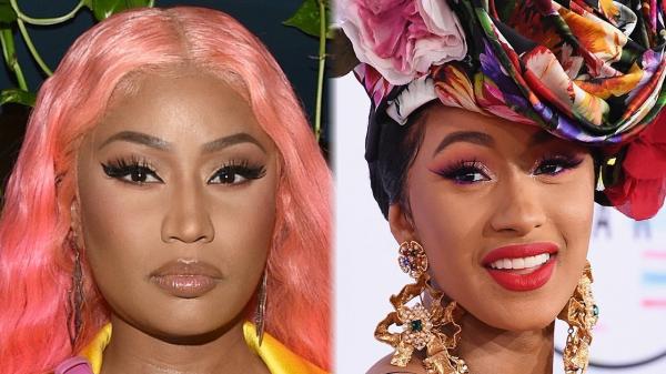 Nicki Minaj Caught Liking SHADY Posts About Cardi Bs AMA Performance