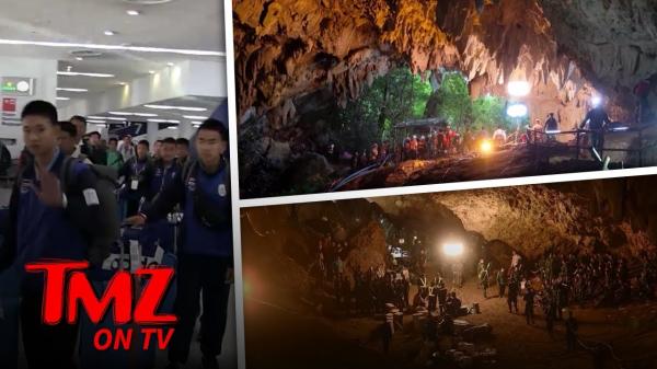 Rescued Thai Soccer Team Hits Hollywood! | TMZ TV