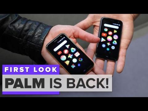 Palm is back with what looks like the tiniest iPhone ever