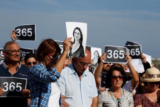 Malta says million-euro bounty for journalist's killer still on offer