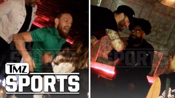 Conor McGregor Hit the Club with Ezekiel Elliott after Cowboys Game | TMZ Sports