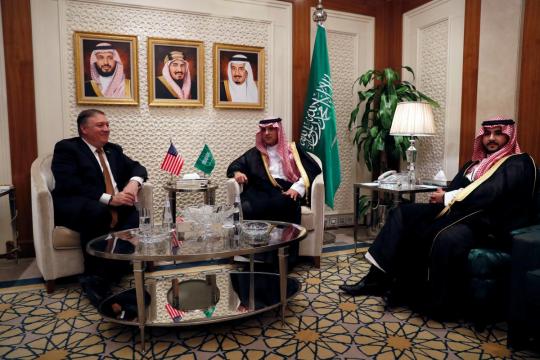 Trump says Saudi prince denies knowing what happened at consulate