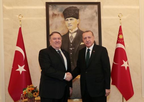 Pompeo meets Erdogan after talks with Saudis on missing journalist