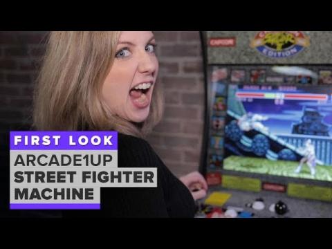 Arcade1Up Street Fighter buildityourself machine first look