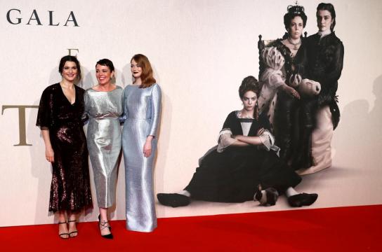 Olivia Colman adds royal touch with 'The Favourite' at London Film Festival