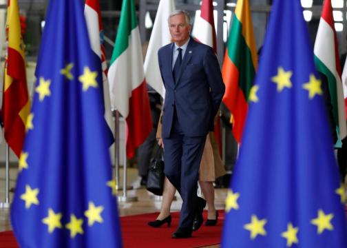 EU's Barnier says Brexit deal 90 percent done, but Ireland issue could derail it