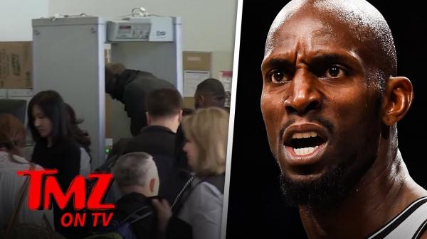 Kevin Garnett Goes Through Metal Detector 4 Times! | TMZ TV