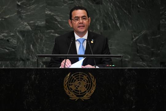 'Outsider', presidente da Guatemala volta-se contra 'Lava Jato' do país