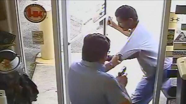 Florida city official charged in store shooting caught on video