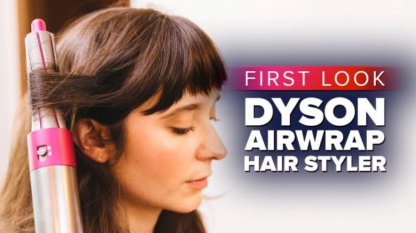 The Dyson Airwrap hair styler handson
