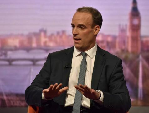 Raab says open to extending Brexit transition as May's critics step up attacks