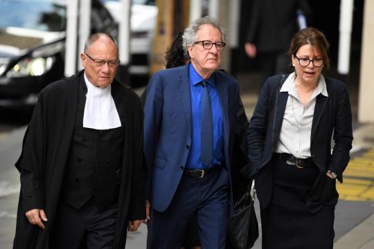 Geoffrey Rush tells court he was 'numb' after misconduct allegation published
