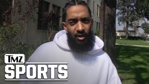 Nipsey Hussle Says He Wasnt Going To Jump In LakersRockets Brawl, Hell Nah! | TMZ Sports
