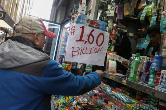 One winning lottery ticket sold in U.S. for $1.6 billion jackpot - lottery official