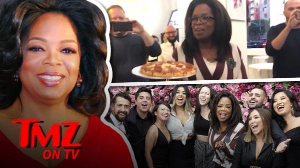 Oprah Brings Her Frozen Pizzas To Project Runway Star | TMZ TV