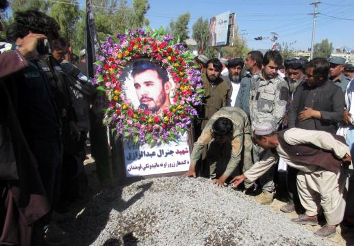 Troubled Afghan province votes a week late after police chief killed