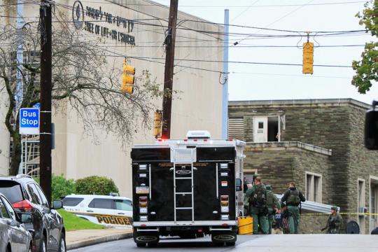 Gunman targets Pittsburgh synagogue in 'hate crime;' eight reported dead