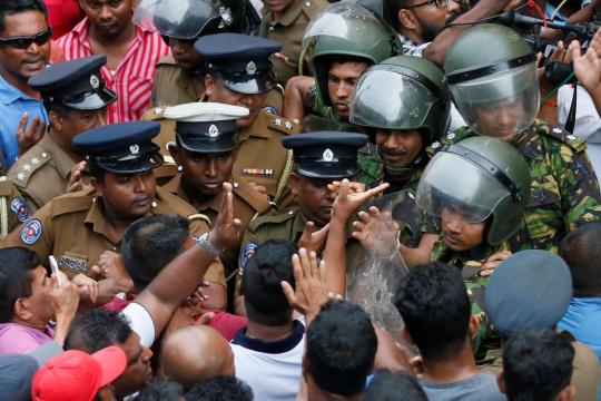 Sri Lanka crisis turns violent as one killed at ex-minister's office
