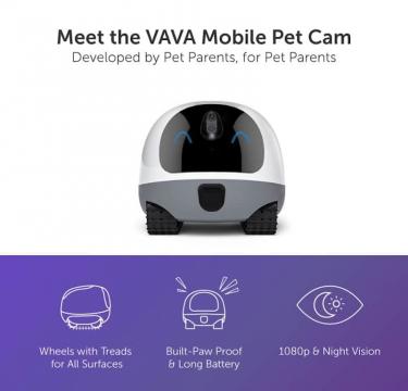 VAVA Mobile Pet Cam Is A Smart Pet Nanny