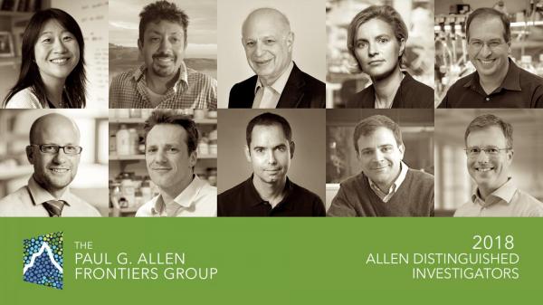 The Paul G. Allen Frontiers Group announces 10 new Allen Distinguished Investigators