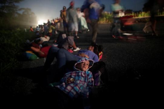 Kindness of strangers: A day in the life of the migrant caravan in Mexico