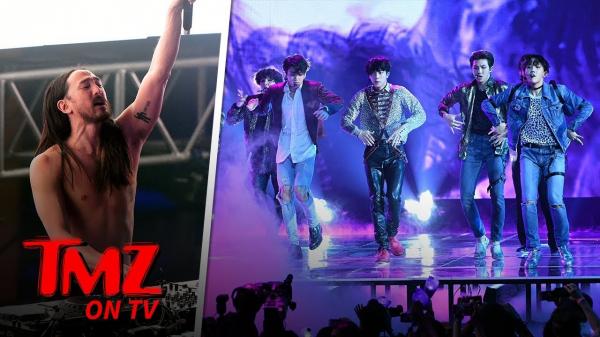 Steve Aoki Esctatic About His BTS Collab Going #1 | TMZ TV